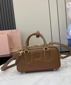 MiuMiu Bags New MIU MIU With Full Original PackagingCaramel Bowling Upper Body Effect Miu Miu Ladies Arcadi rv3lide6