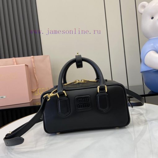 MiuMiu Bags New MIU MIU With Full Original PackagingBlack Bowling Upper Body Effect Miu Miu Ladies ArcadiaT 6zw2ajey - Image 2