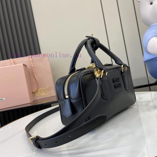 MiuMiu Bags New MIU MIU With Full Original PackagingBlack Bowling Upper Body Effect Miu Miu Ladies ArcadiaT 6zw2ajey - Image 3