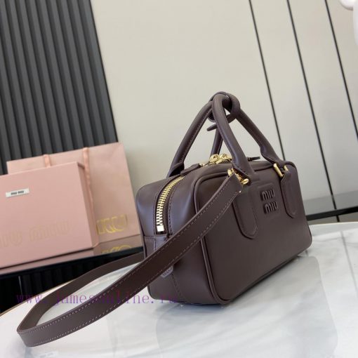 MiuMiu Bags New MIU MIU With Full Original PackagingBlack Bowling Upper Body Effect Miu Miu Ladies ArcadiaT mx8i1450 - Image 3