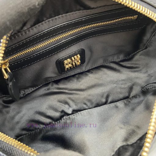 MiuMiu Bags New MIU MIU With Full Original PackagingBlack Bowling Upper Body Effect Miu Miu Ladies ArcadiaT 6zw2ajey - Image 9