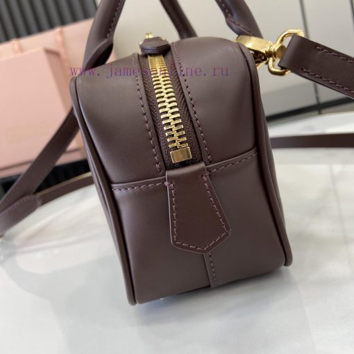 MiuMiu Bags New MIU MIU With Full Original PackagingBlack Bowling Upper Body Effect Miu Miu Ladies ArcadiaT mx8i1450 - Image 6