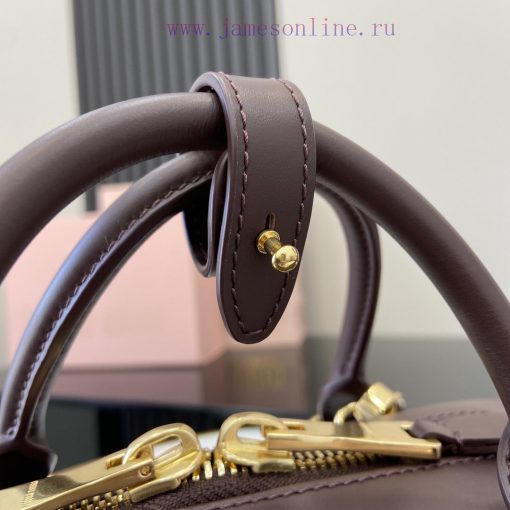 MiuMiu Bags New MIU MIU With Full Original PackagingBlack Bowling Upper Body Effect Miu Miu Ladies ArcadiaT mx8i1450 - Image 9