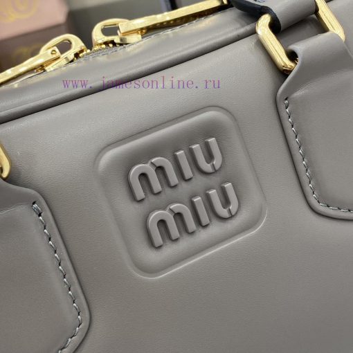 MiuMiu Bags New MIU MIU With Full Original PackagingBlack Bowling Upper Body Effect Miu Miu Ladies ArcadiaT ahkuyqvx - Image 8