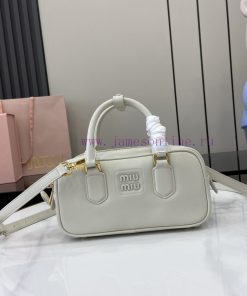 MiuMiu Bags New MIU MIU With Full Original PackagingCaramel Bowling Upper Body Effect Miu Miu Ladies Arcadi x4d5kx06