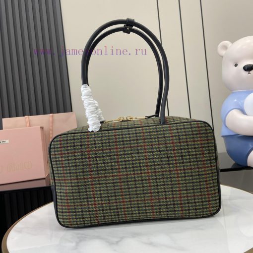 MiuMiu Bags The New MIU MIU Original Wool Qianniao Style Briefcase Combines Fashion And Classic And The Nex rizmk3dw - Image 4