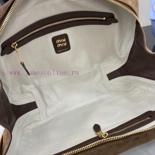 MiuMiu Bags The New MIU MIU Original Factory Brand New Deer Velvet Leather Briefcase Combines Fashion And C kq4veddf - Image 9