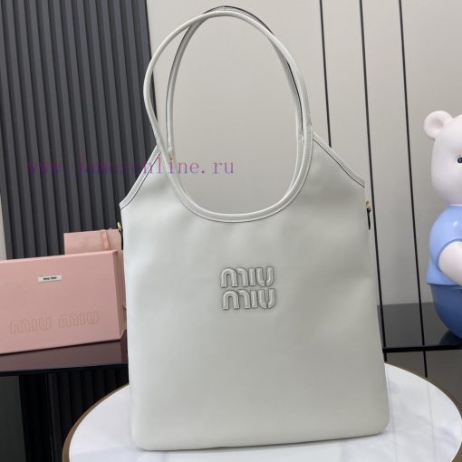 MiuMiu Bags New Miu Women's IVY Leather Shoulder Bag With Full Original PackagingThis Classic Tote Bag Is A m7dkj250 - Image 2