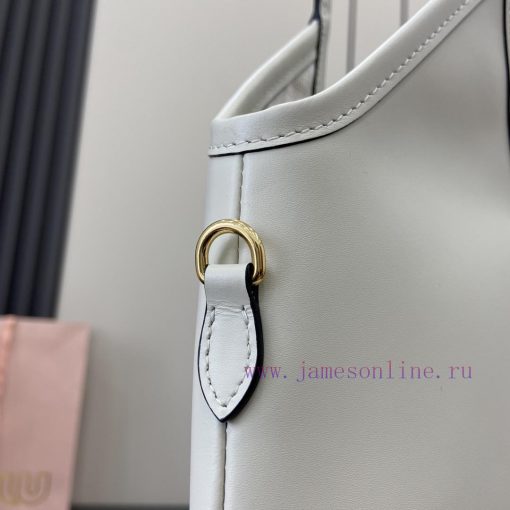 MiuMiu Bags New Miu Women's IVY Leather Shoulder Bag With Full Original PackagingThis Classic Tote Bag Is A m7dkj250 - Image 4