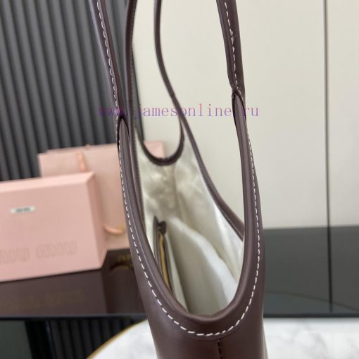 MiuMiu Bags New Miu Women's IVY Leather Shoulder Bag With Full Original PackagingThis Classic Tote Bag Is A 7deuam23 - Image 6