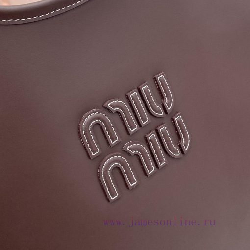 MiuMiu Bags New Miu Women's IVY Leather Shoulder Bag With Full Original PackagingThis Classic Tote Bag Is A 7deuam23 - Image 8