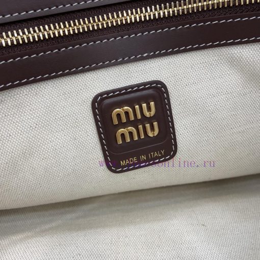 MiuMiu Bags New Miu Women's IVY Leather Shoulder Bag With Full Original PackagingThis Classic Tote Bag Is A 7deuam23 - Image 11