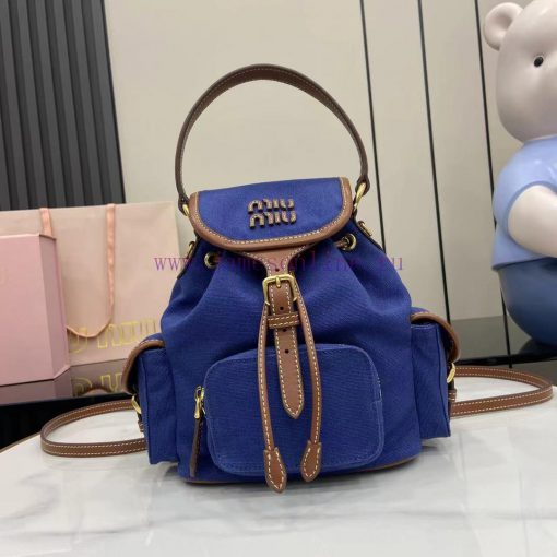 MiuMiu Bags The Perfect Combination Of The New Product Canvas And Imported Calf Leather In The Original Fac w74kiq2y - Image 2