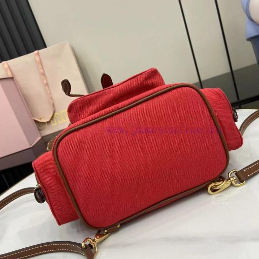 MiuMiu Bags The Perfect Combination Of The New Product Canvas And Imported Calf Leather In The Original Fac a6lw9xfc - Image 5