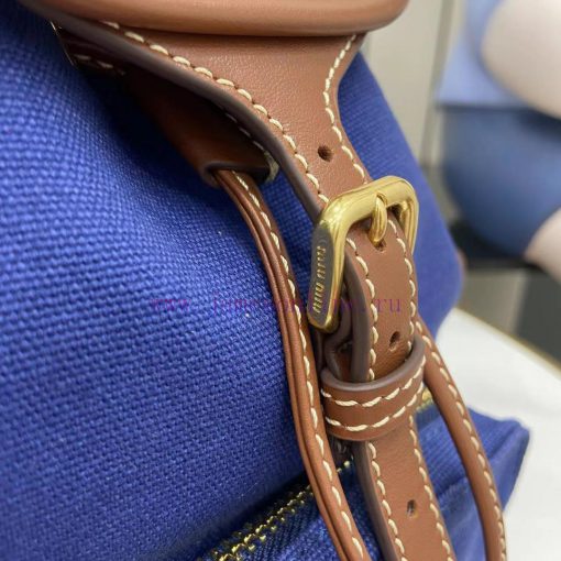 MiuMiu Bags The Perfect Combination Of The New Product Canvas And Imported Calf Leather In The Original Fac w74kiq2y - Image 7