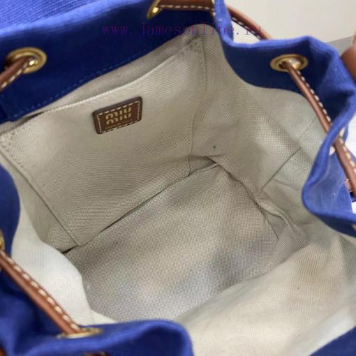 MiuMiu Bags The Perfect Combination Of The New Product Canvas And Imported Calf Leather In The Original Fac w74kiq2y - Image 9