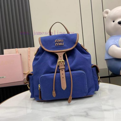 MiuMiu Bags The Perfect Combination Of The New Product Canvas And Imported Calf Leather In The Original Fac 6vw4e4nv - Image 2