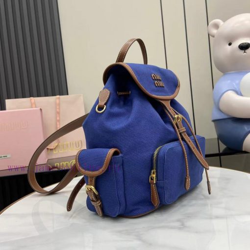 MiuMiu Bags The Perfect Combination Of The New Product Canvas And Imported Calf Leather In The Original Fac 6vw4e4nv - Image 3