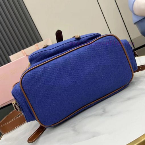 MiuMiu Bags The Perfect Combination Of The New Product Canvas And Imported Calf Leather In The Original Fac 6vw4e4nv - Image 5