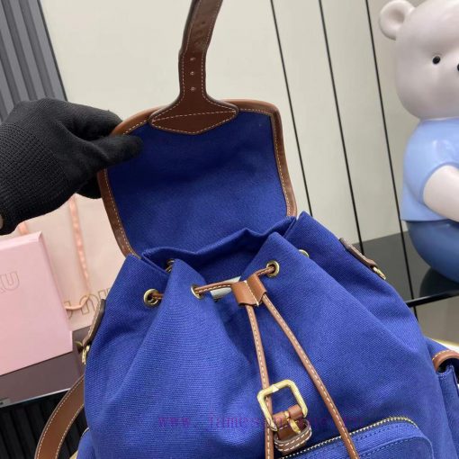 MiuMiu Bags The Perfect Combination Of The New Product Canvas And Imported Calf Leather In The Original Fac 6vw4e4nv - Image 8