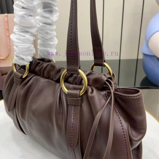 MiuMiu Bags New MIU Vintage Underarm Dumpling Bun With Complete Original Packaging Featuring A Brand New So ekm12mzo - Image 8