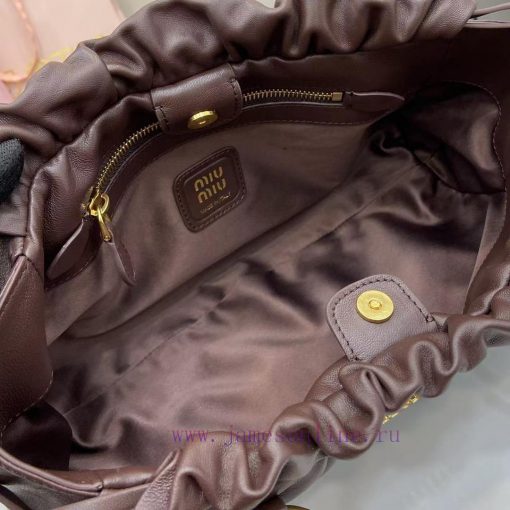 MiuMiu Bags New MIU Vintage Underarm Dumpling Bun With Complete Original Packaging Featuring A Brand New So ekm12mzo - Image 10