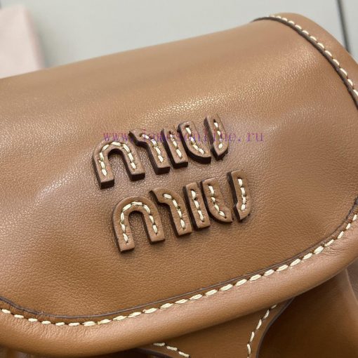 MiuMiu Bags Equipped With A Complete Set Of Original Packaging This New Product Features Imported Calf Leat mh6bp0g4 - Image 6