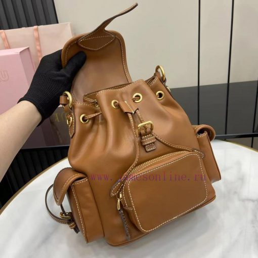MiuMiu Bags Equipped With A Complete Set Of Original Packaging This New Product Features Imported Calf Leat mh6bp0g4 - Image 8