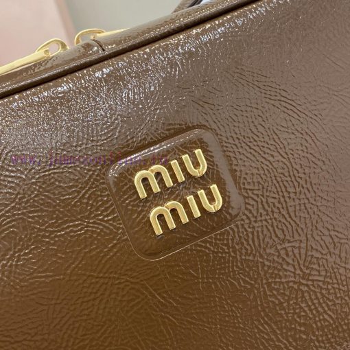 MiuMiu Bags The New MIUM Briefcase With A Complete Set Of Original Packaging Is Handmade And Made Of A Bran wljbvyvn - Image 6