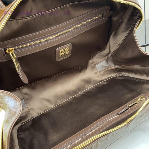 MiuMiu Bags The New MIUM Briefcase With A Complete Set Of Original Packaging Is Handmade And Made Of A Bran wljbvyvn - Image 9