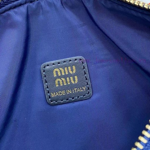 MiuMiu Bags Miu's New Canvas Lunch Box Bag "Canvas Blue" Comes With A Full Set Of Original Packaging. It Is uqf2961b - Image 10