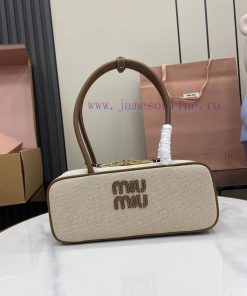 MiuMiu Bags M's New Canvas Bowling Ball Equipped With A Complete Set Of Original Packaging Uses Brand New C 77mendn4