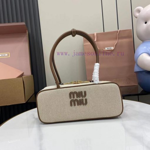 MiuMiu Bags M's New Canvas Bowling Ball Equipped With A Complete Set Of Original Packaging Uses Brand New C 77mendn4