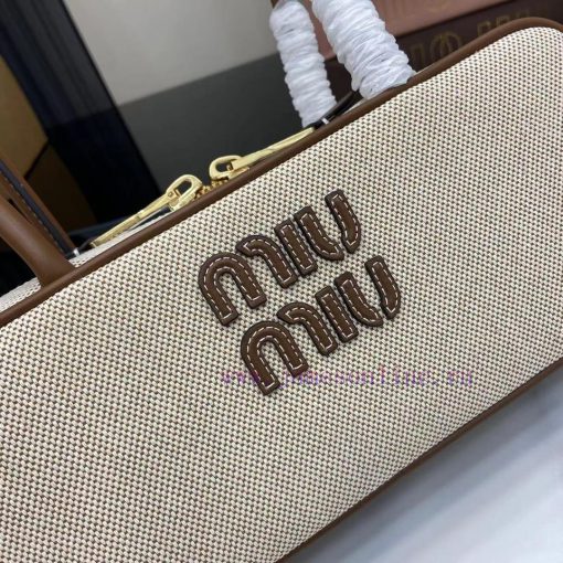 MiuMiu Bags M's New Canvas Bowling Ball Equipped With A Complete Set Of Original Packaging Uses Brand New C 77mendn4 - Image 6