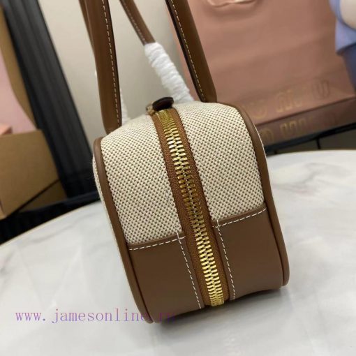 MiuMiu Bags M's New Canvas Bowling Ball Equipped With A Complete Set Of Original Packaging Uses Brand New C 77mendn4 - Image 9