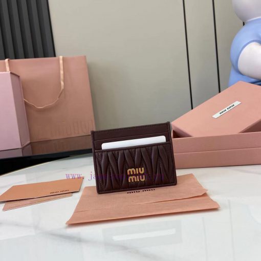 MiuMiu Bags Miu Miu's Latest Series Of Card Bags Comes With A Complete Set Of Original Packaging. They Are 55pot6cw