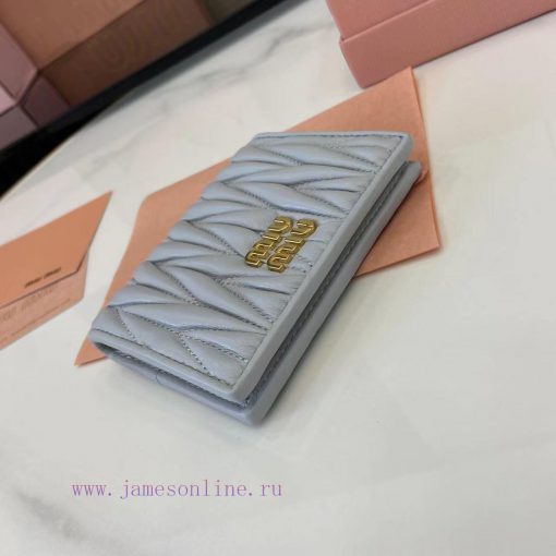 MiuMiu Bags Equipped With A Complete Set Of Original Packaging The New Pocket Wallet Is Made Of Imported To fpx9y0vx - Image 5