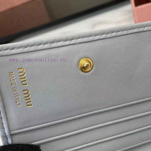 MiuMiu Bags Equipped With A Complete Set Of Original Packaging The New Pocket Wallet Is Made Of Imported To fpx9y0vx - Image 9