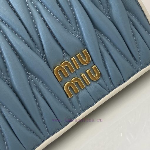MiuMiu Bags Equipped With A Complete Set Of Original Packaging The New Pocket Wallet Is Made Of Imported To z5jt4yk1 - Image 6