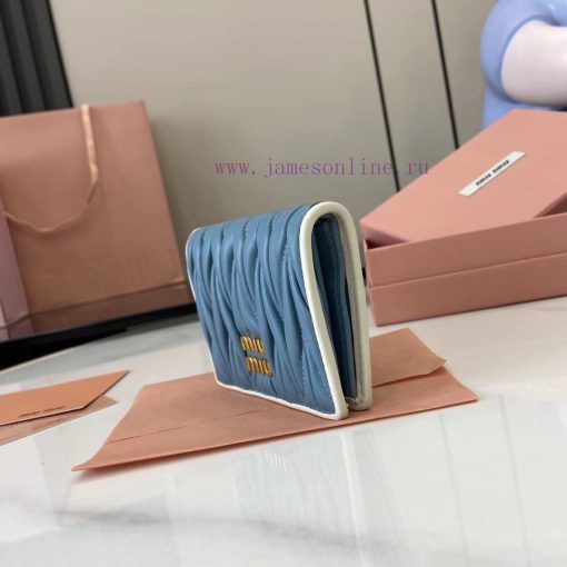 MiuMiu Bags Equipped With A Complete Set Of Original Packaging The New Pocket Wallet Is Made Of Imported To z5jt4yk1 - Image 7