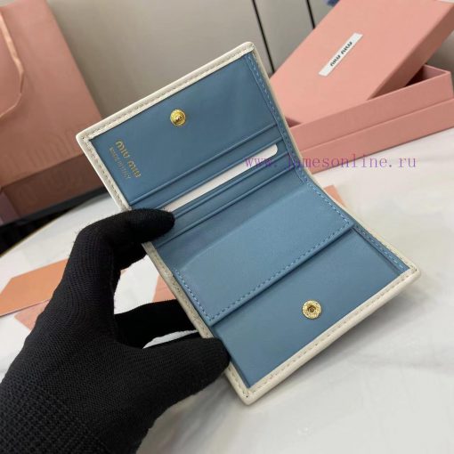 MiuMiu Bags Equipped With A Complete Set Of Original Packaging The New Pocket Wallet Is Made Of Imported To z5jt4yk1 - Image 8