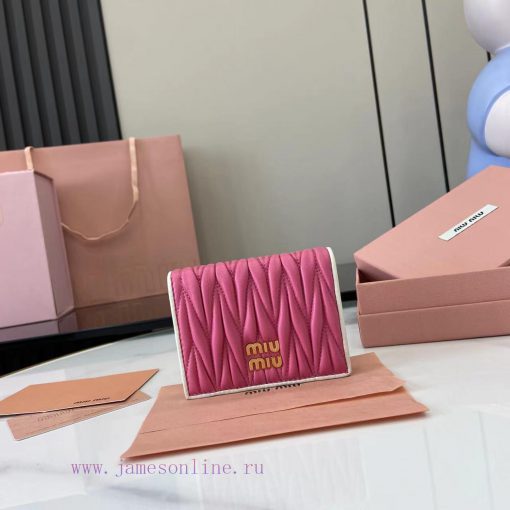 MiuMiu Bags Equipped With A Complete Set Of Original Packaging The New Pocket Wallet Is Made Of Imported To dg0fzdml - Image 2