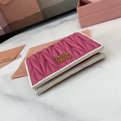 MiuMiu Bags Equipped With A Complete Set Of Original Packaging The New Pocket Wallet Is Made Of Imported To dg0fzdml - Image 5
