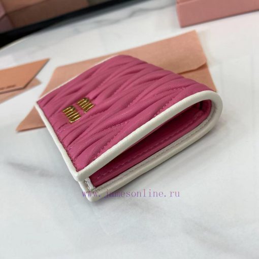 MiuMiu Bags Equipped With A Complete Set Of Original Packaging The New Pocket Wallet Is Made Of Imported To dg0fzdml - Image 7