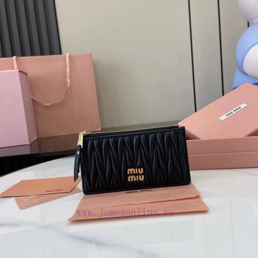 MiuMiu Bags The Latest Pocket Wallet Card Bag Comes With A Complete Set Of Original Packaging Featuring Top u5lljjgx