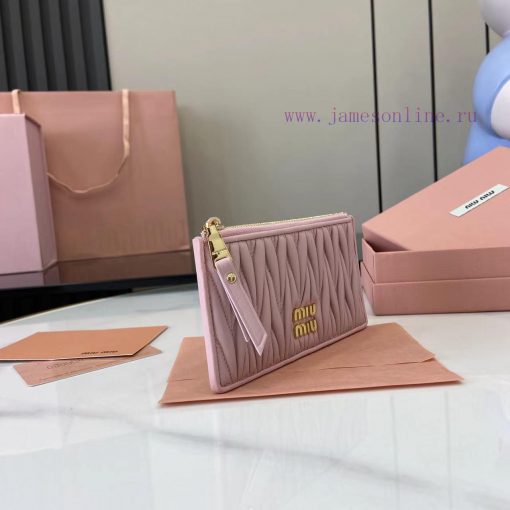 MiuMiu Bags The Latest Pocket Wallet Card Bag Comes With A Complete Set Of Original Packaging Featuring Top oxxauys9 - Image 3