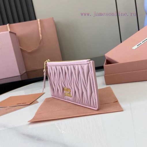 MiuMiu Bags The Latest Pocket Wallet Card Bag Comes With A Complete Set Of Original Packaging Featuring Top oxxauys9 - Image 12