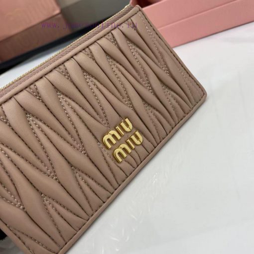 MiuMiu Bags The Latest Pocket Wallet Card Bag Comes With A Complete Set Of Original Packaging Featuring Top ue8s8h0i - Image 6