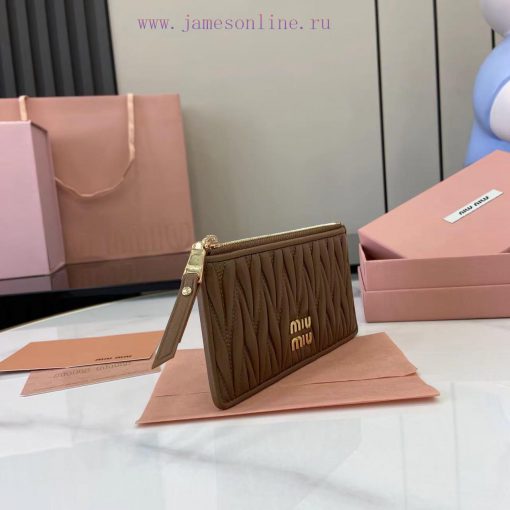 MiuMiu Bags The Latest Pocket Wallet Card Bag Comes With A Complete Set Of Original Packaging Featuring Top r222l2ya - Image 3