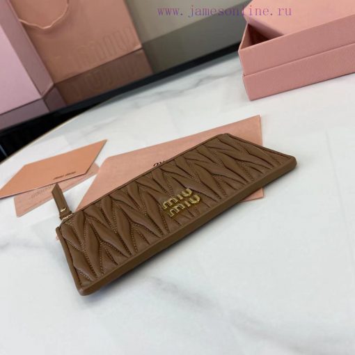 MiuMiu Bags The Latest Pocket Wallet Card Bag Comes With A Complete Set Of Original Packaging Featuring Top r222l2ya - Image 5